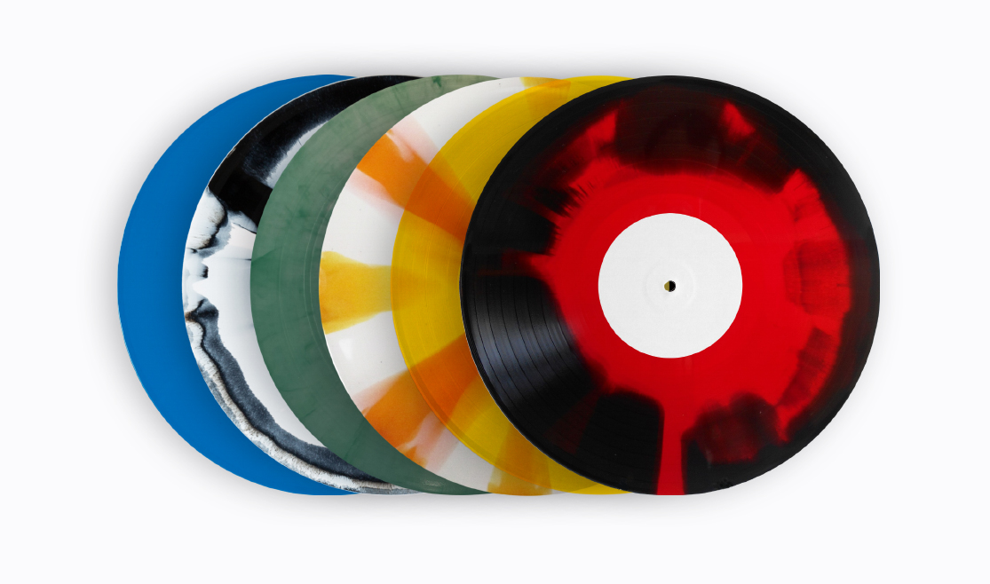 Colours & effects for your vinyl record pressing - optimal media