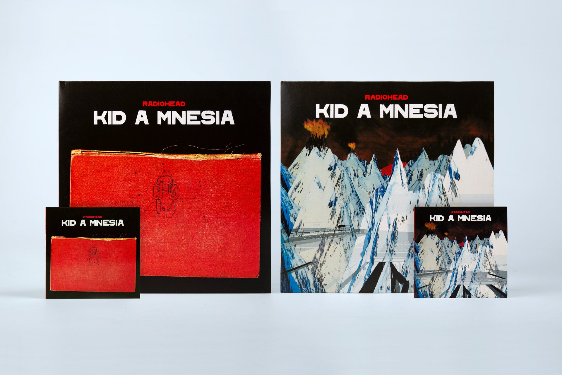 Radiohead: Kid A Mnesia as a gatefold with three LPs - optimal media