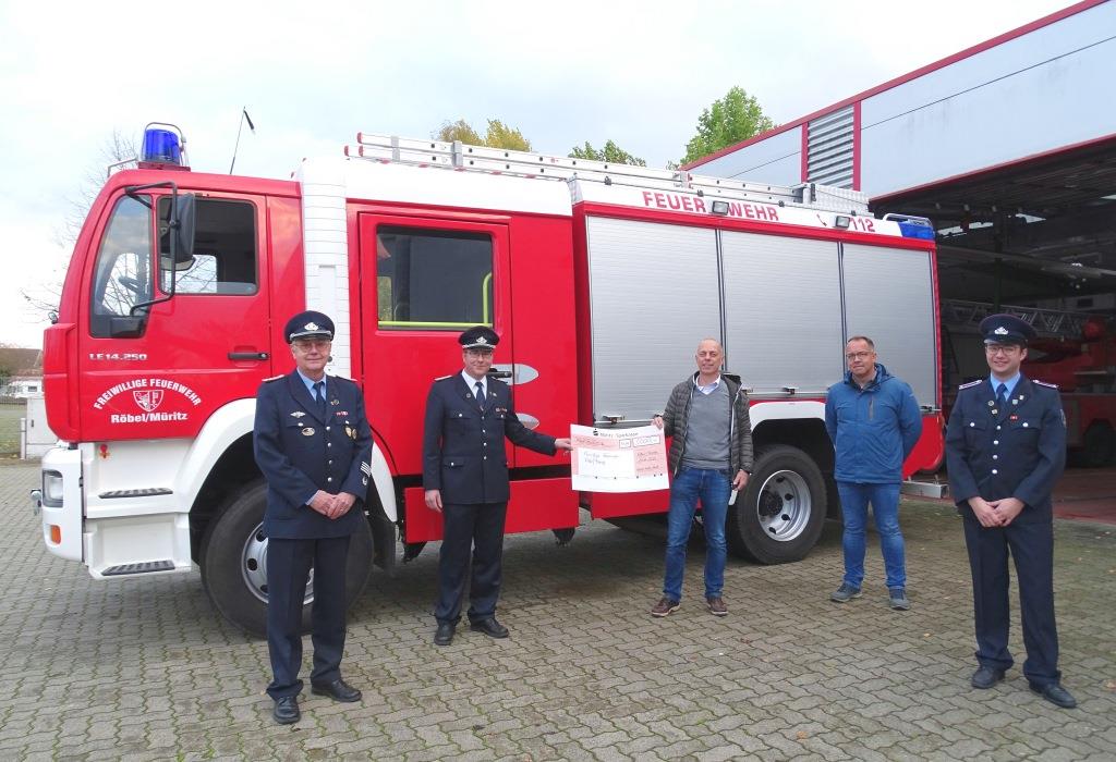 Donation handover to the fire department Röbel/Müritz - optimal media